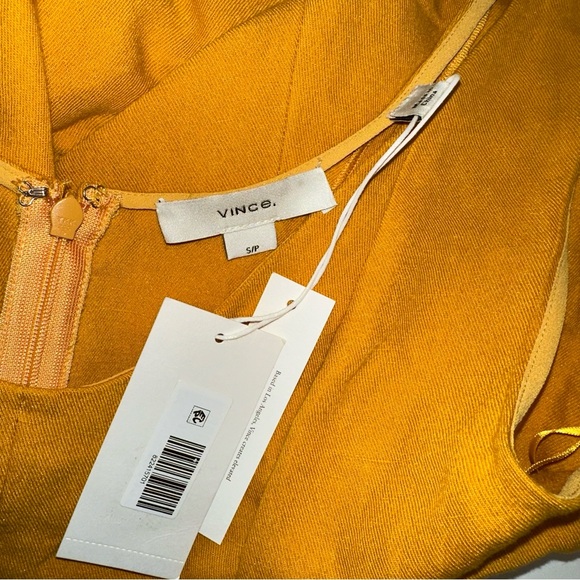 Nwt Vince Paneled Scoop Neck Dress sz S #T4 - Picture 6 of 7